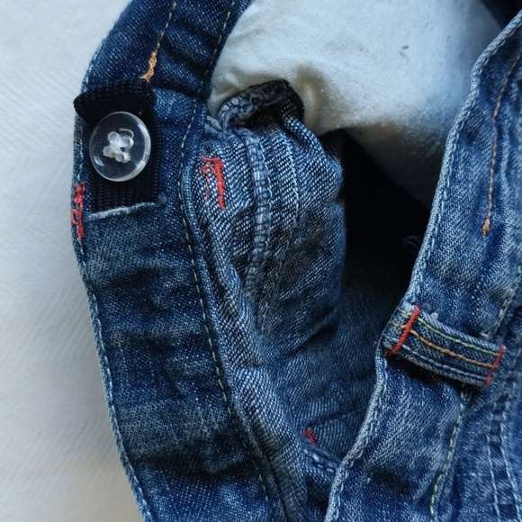 gymboree floral embroidered rolled cuff denim jeans 2T toddler girls - Picture 2 of 11